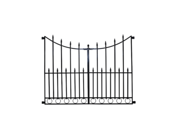 No Dig Grand Empire Steel Decorative Metal Fence Gate