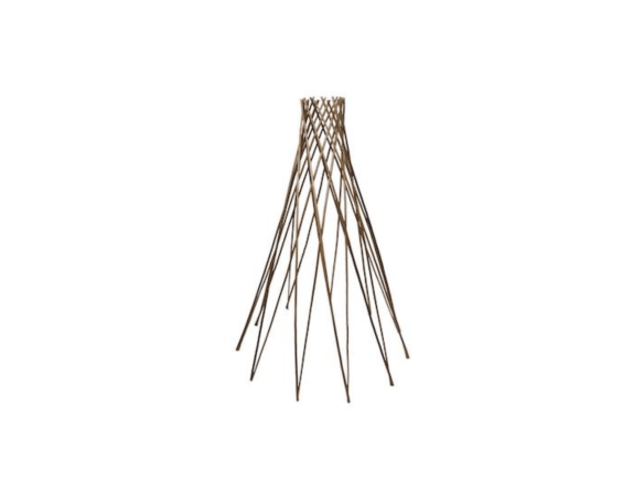 Teepee Peeled Willow Flower/Plant Support