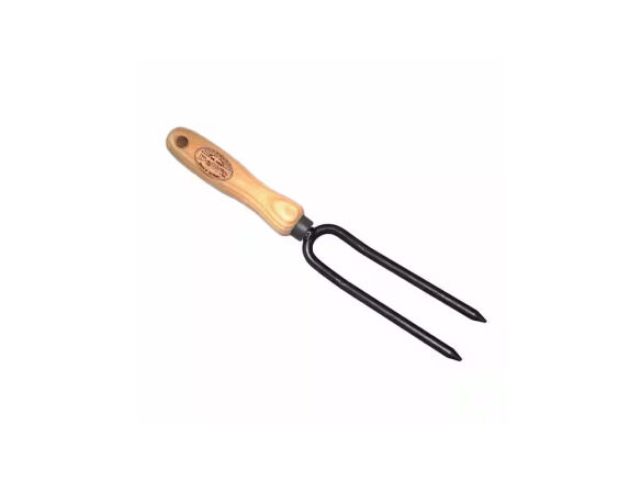 DeWit 2-Pronged Small Handled Weeding Fork
