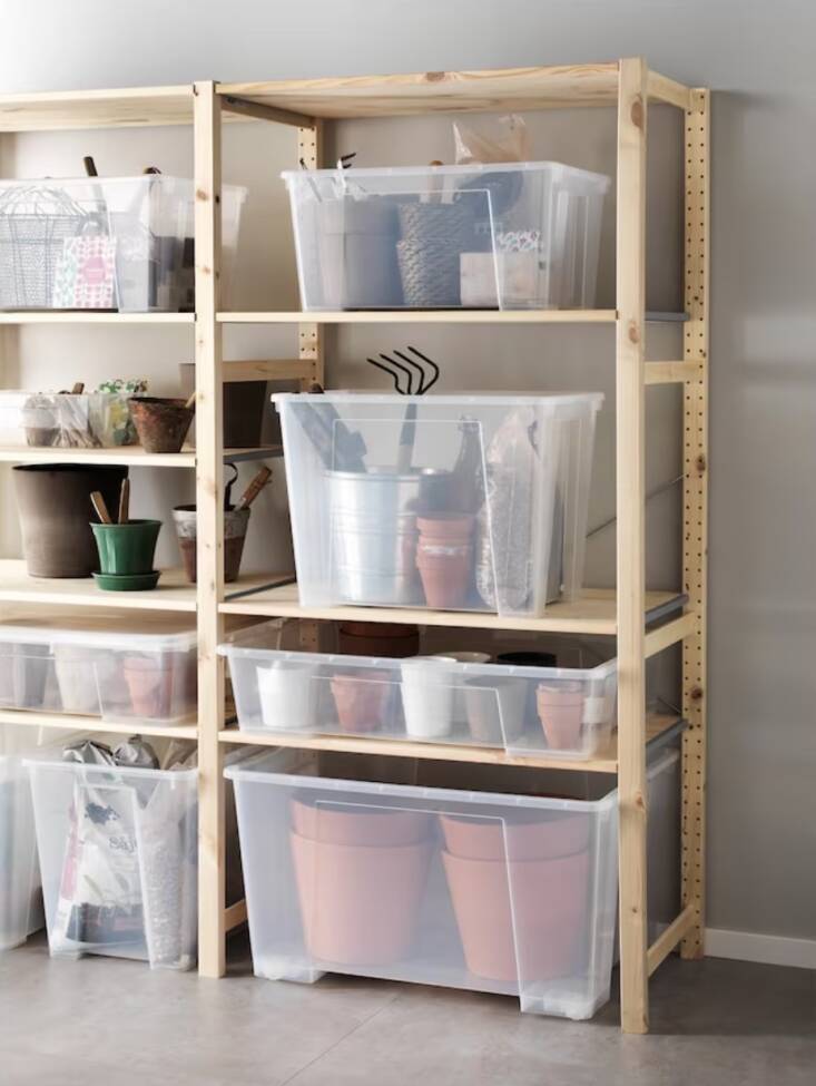 Ikea&#8\2\17;s see-through SAMLA Box with Lid is available in seven sizes, ranging from \$3.99 to \$34.99.