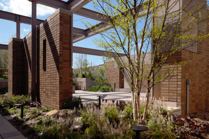 Carroll Hall garden and event space in Brooklyn by Dameron Architecture