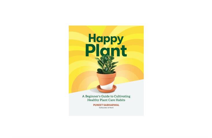 Puneet&#8\2\17;s new book, Happy Plant, is \$\2\2.95 via Bookshop.org.