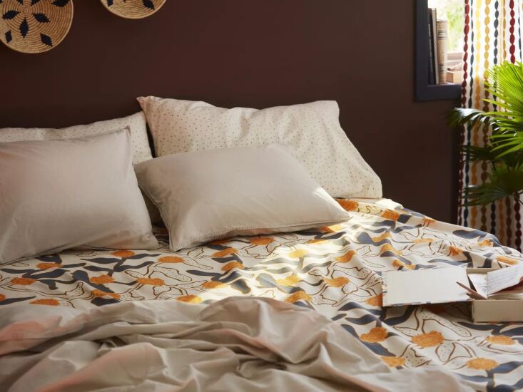 Speaking of coziness and beds, may we suggest some new pretty bedding from Ikea? See Aromatisk: 5 Favorites from Ikea’s New Collection (All Under \$40) for more of the Indian-inspired collection.