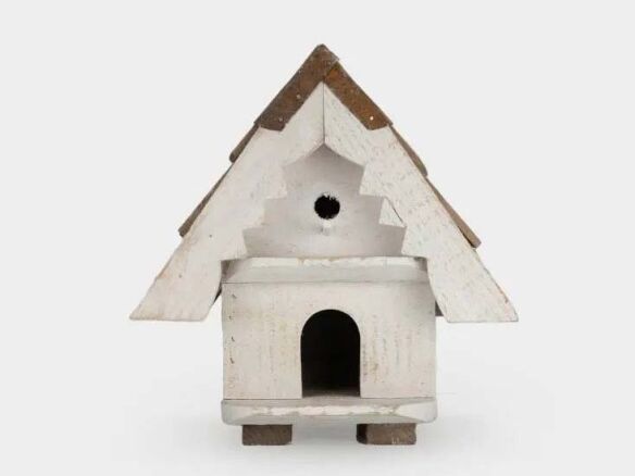 English 1 Tier Handmade Birdhouse