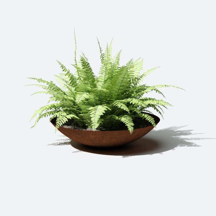 Constructed from thick gauge corten steel, Veradek&#8\2\17;s minimalist modern Corten Round Planter will develop an attractive rusty patina in a short time. From \$\1\10 for small (\2\2 diameter),