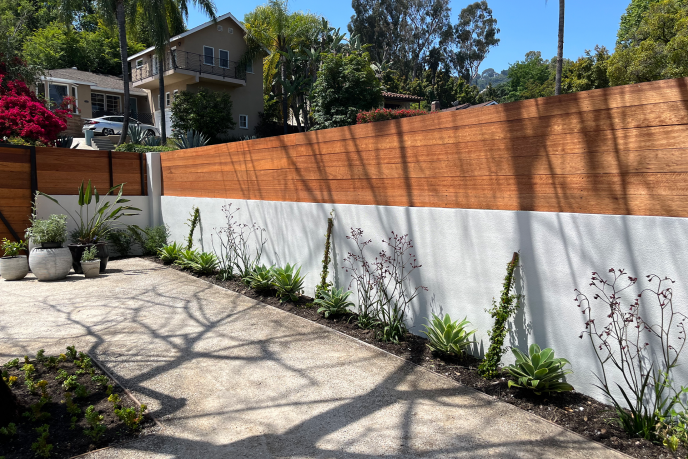 Minimalist Courtyard Landscape Design Los Angeles