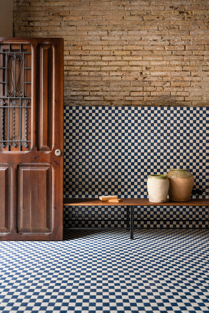 Photograph by David Zarzoso, courtesy of Viruta Lab, from Trend Alert: Checkerboard Tiles.
