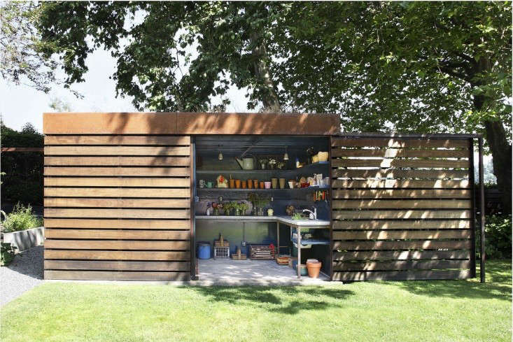 Hardscaping 101: Garden Sheds - Gardenista