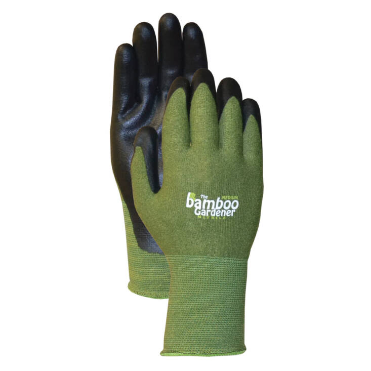 “I have tried so many gloves,” says Susan Nock, a Wellesley, Massachusetts-based garden designer and founder of Thistle. “The ones I rely on now are the Bellingham Bamboo Nitrile Palm Gloves. They fit tight to the hand and let me do small tasks while protecting my hands–and they are widely available.” They are \$7 at Greenhouse Megastore.