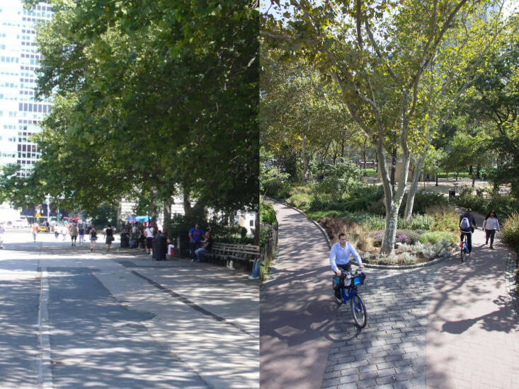 Above: “The gardens here are the essence of what the park is. We know everyone loves the bikeway gardens. We&#8217;ve been voted number one on the most beautiful part of the Manhattan bikeway,” says Price.