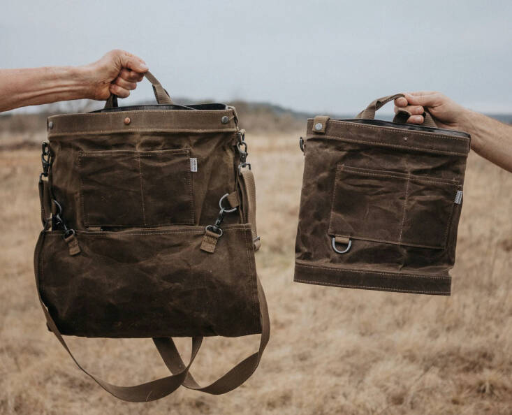 Barebones&#8217; Harvesting & Gathering Bag is $79.99 and the Foraging Bag is $69.99.