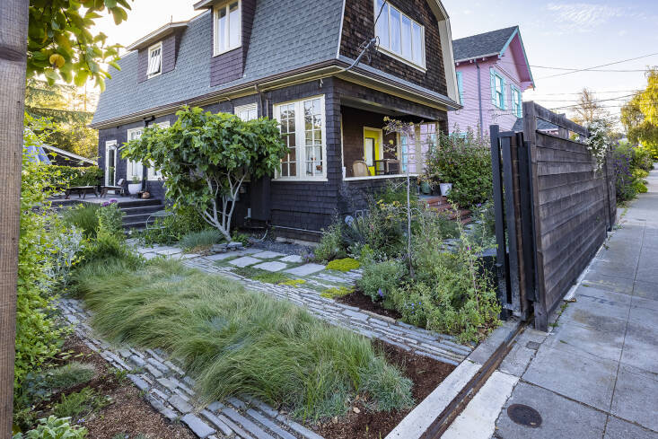 Less driveway, more opportunities for plantings.