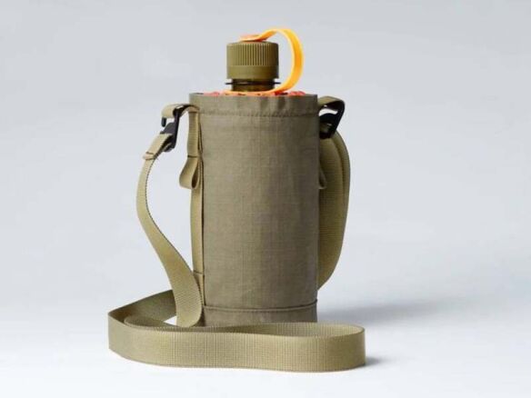 Bottle Bag In Dusky Green