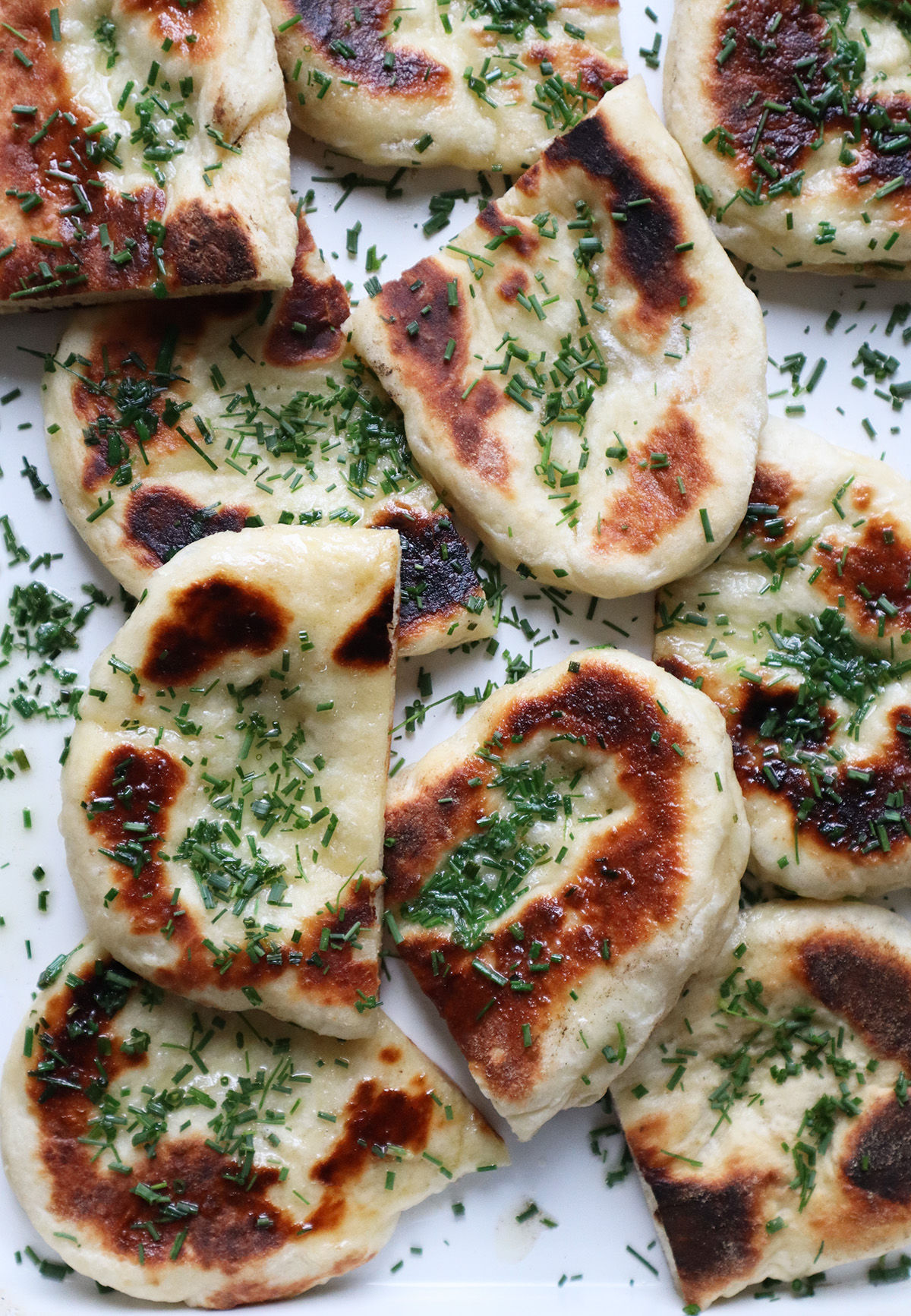 FieldGarlicNaan:ANo-KneadFeralRecipeInspiredbyClassicButterNaan