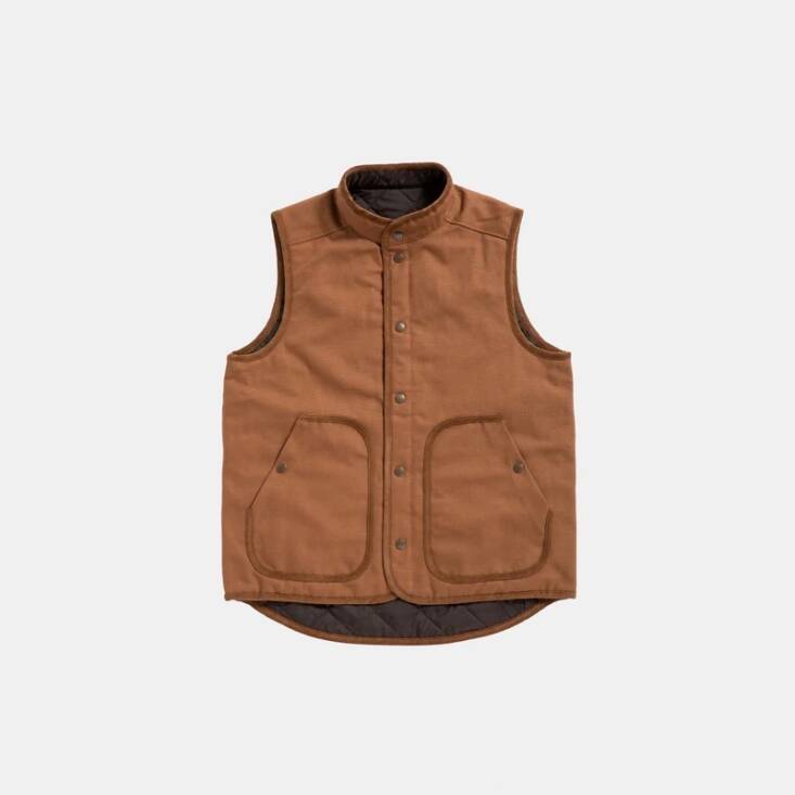 This Workwear Gilet is a collaboration between Labour and Wait and Lavenham; £\2\1\2.50.