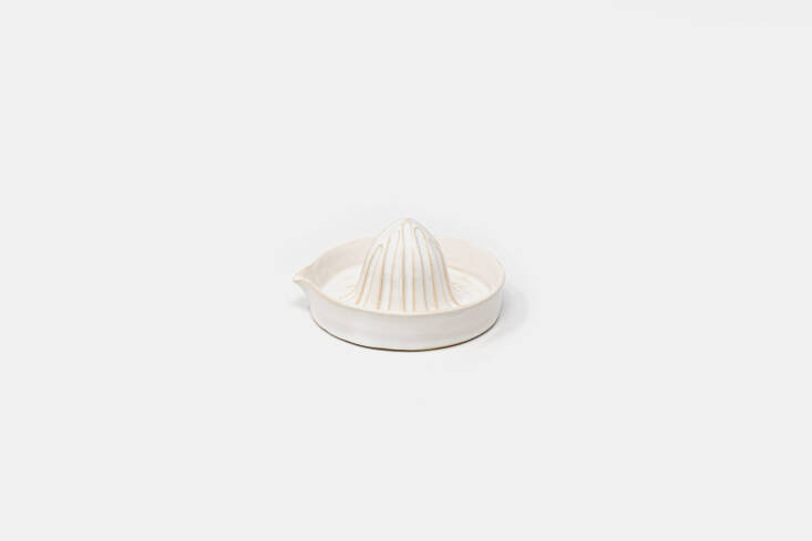 Designed by ceramicist Carolina Bednorz, the Handmade Stoneware Citrus Juicer is €54 at Volta.