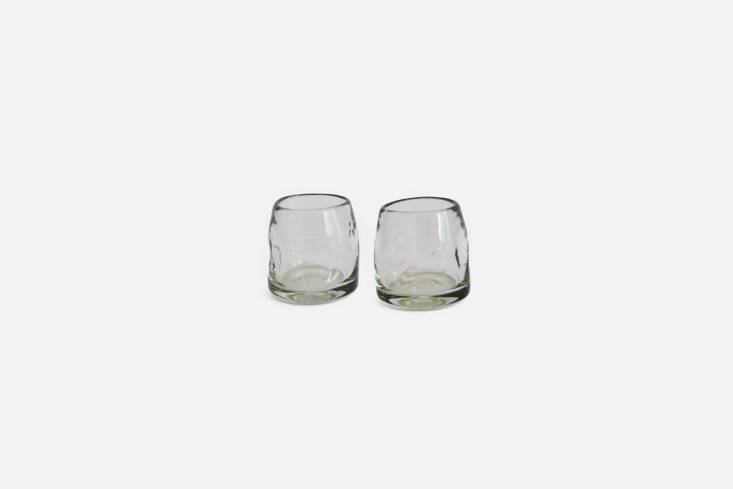 From La Muerte Tiene Permiso, the Whitelights of Mexico City Mezcal Tequila Glass start at £\25 each.