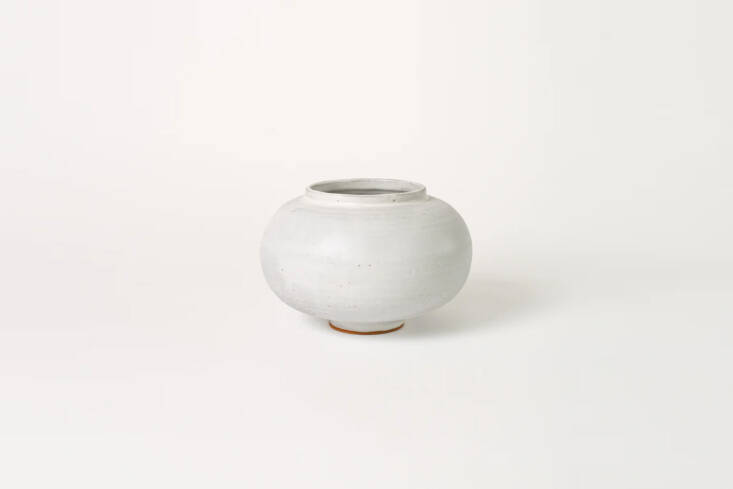 From Object & Totem, the Loaf Vase Snow is \$\2\10 at The Primary Essentials.