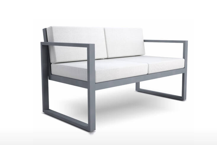 Another Canadian brand, Dodeka\2\17;s Lemma Heated Love Seat features an occupant sensor that turns off heat when not occupied. Contact Dodeka for price and ordering information.