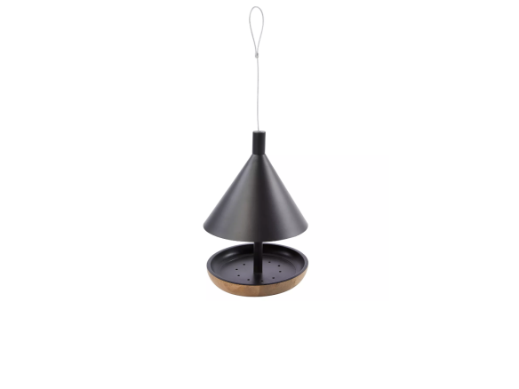 All Living Things Wild Black and Wood Feeder