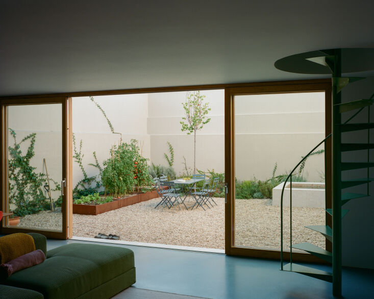 The view from inside.