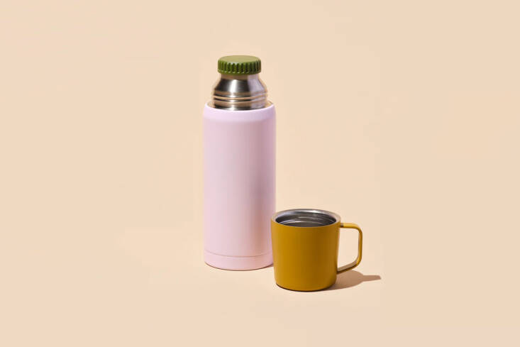 This color-blocked thermos with screw-on cup will keep your cocktails cold for up to 24 hours. Shop now.