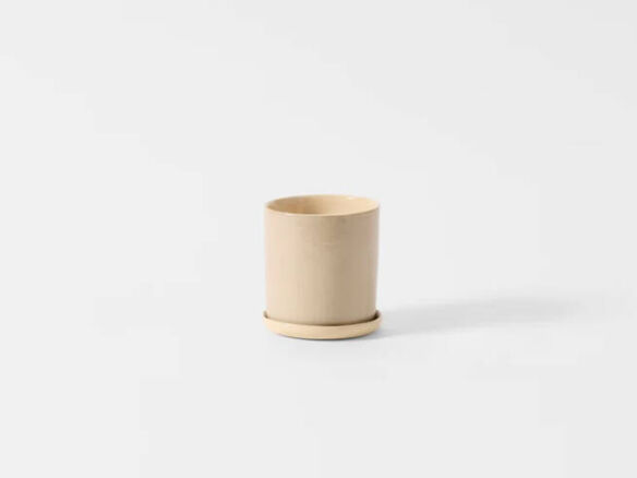 Taupe Herb Pot