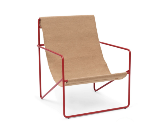 Desert Lounge Chair – Poppy Red