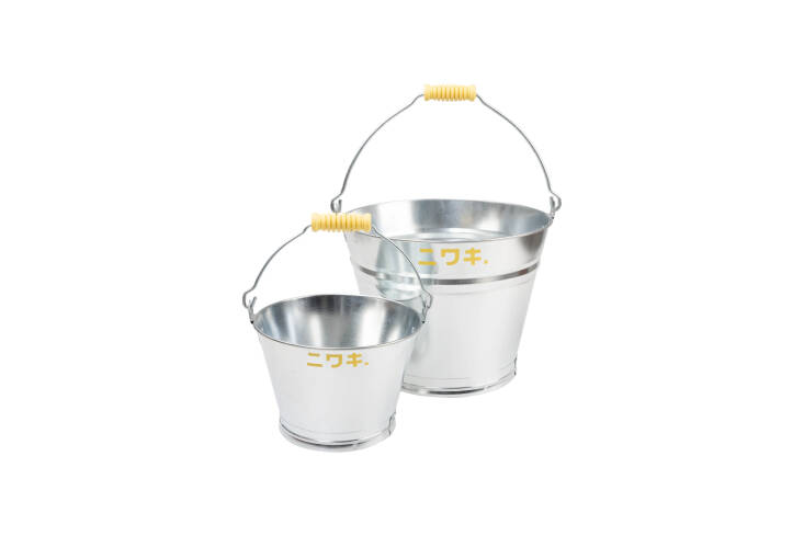 These new buckets from Japanese tool manufacturer Niwaki have fast become our favorites. Use them to carry big drinks of water to plants the garden hose can