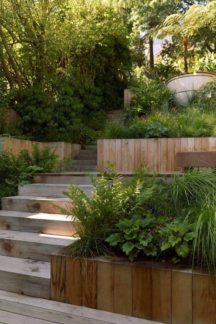 Talc Studio worked with reclaimed redwood sourced from Nick Harvey of Bay Area Redwood.