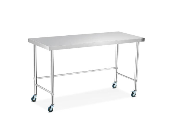 Stainless Steel Work Table on Wheels