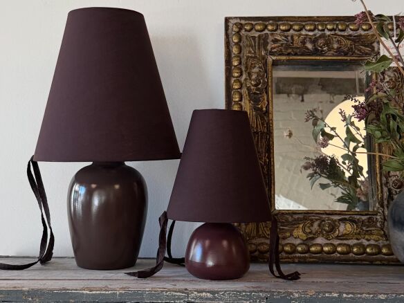 Appenzell Burgundy Table Lamp