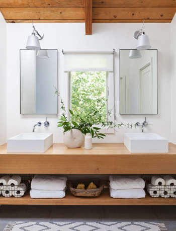 Santa Cruz bathroom by SVK Interior Design